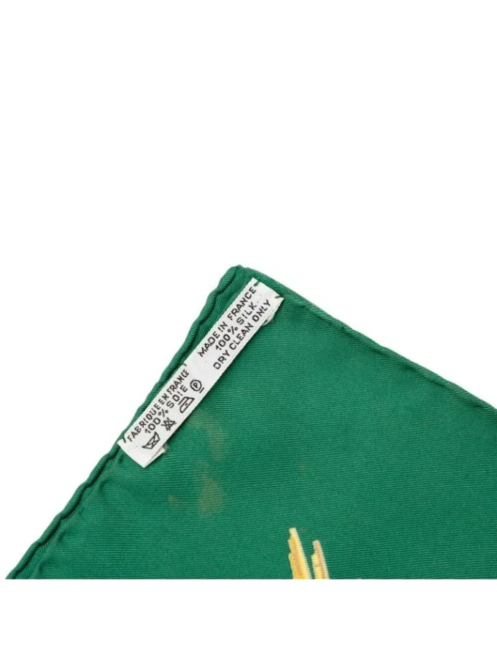 Hermes Carre 90 Sanssouci Palace Scarf Large Green Multicolor Silk